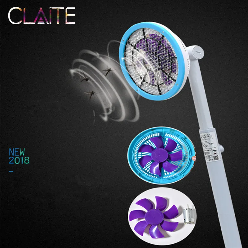 CLAITE Rechargeable Electric Mosquito Swatter Home Use No Radiation Mosquito Fly Swatter Multi-functional Mosquito-lured UV Lamp
CLAITE Rechargeable Electric Mosquito Swatter Home Use No Radiation Mosquito Fly Swatter Multi-functional Mosquito-lured UV Lamp