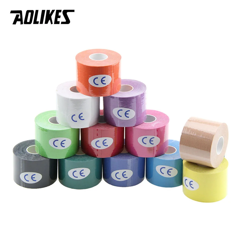 AOLIKES Elastic Kinesiology Tape Athletic Recovery Sports Safety Muscle Pain Relief Knee Pads Support Gym Fitness Bandage
AOLIKES Elastic Kinesiology Tape Athletic Recovery Sports Safety Muscle Pain Relief Knee Pads Support Gym Fitness Bandage