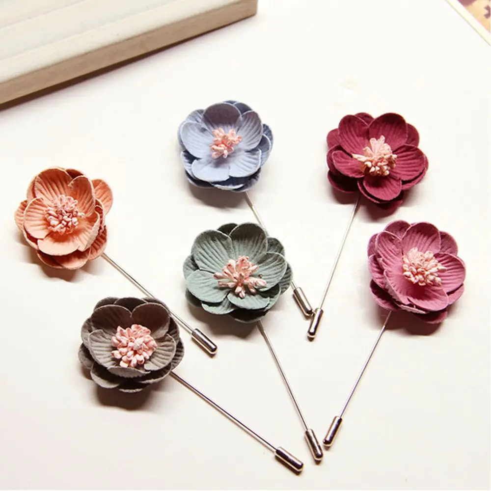 Multi-Color Flower Brooch Lapel Flower Pin for Men Suits Collar Brooches Corsages for Women Wedding Boutonniere Jewelry
Multi-Color Flower Brooch Lapel Flower Pin for Men Suits Collar Brooches Corsages for Women Wedding Boutonniere Jewelry