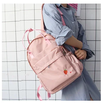 Moon Wood Cute Embroidered Fruit Backpack Female Waterproof Large Capacity Girls Portable Backpack Women Travel Bag Pack mochila
Moon Wood Cute Embroidered Fruit Backpack Female Waterproof Large Capacity Girls Portable Backpack Women Travel Bag Pack mochila