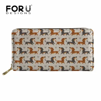 FORUDESIGNS Women Doxie Dog Printing Wallets Ladies Cluth Long Pu Leather Purse Femme Phone Card Holder for Girls Organizer Bag
FORUDESIGNS Women Doxie Dog Printing Wallets Ladies Cluth Long Pu Leather Purse Femme Phone Card Holder for Girls Organizer Bag