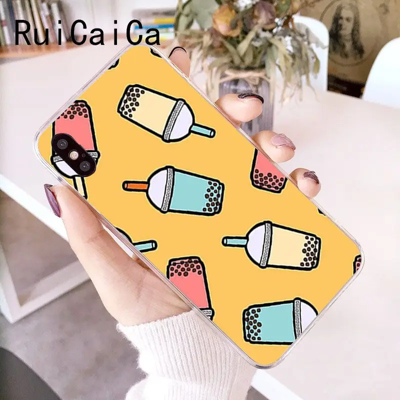 Summer drink milk tea bubble tea