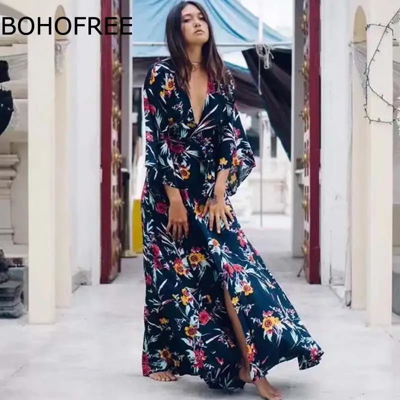 BOHOFREE 2018 Bohemian Long Dress Kimono Holiday Beach Floral Vestidos Female Vintage Gypsy Folk Cardigans Maxi Dress Boho
BOHOFREE 2018 Bohemian Long Dress Kimono Holiday Beach Floral Vestidos Female Vintage Gypsy Folk Cardigans Maxi Dress Boho