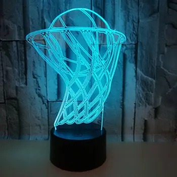 Basketball Basket 3d Lights 7 Color Touch 3d Vision Led Led Night Light Sports Bedside decorative lamp for children's bedroom
Basketball Basket 3d Lights 7 Color Touch 3d Vision Led Led Night Light Sports Bedside decorative lamp for children's bedroom