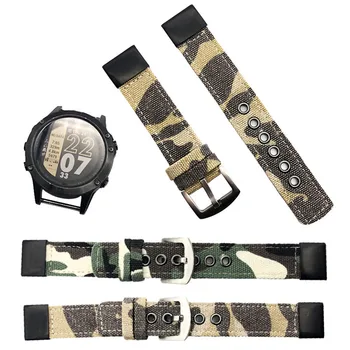 22mm 26mm Watch band Quick Release Strap for Garmin Fenix 5 5X Plus 3 HR Forerunner 935 Camouflage Nylon Watchband Wrist Strap
22mm 26mm Watch band Quick Release Strap for Garmin Fenix 5 5X Plus 3 HR Forerunner 935 Camouflage Nylon Watchband Wrist Strap