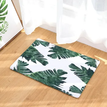 40x60cm Flannel Doormat Absorbent Bath Mat Bathroom Carpet Tropical Banana Leaves Rugs Kitchen Mats and Rugs for Home Decoration
40x60cm Flannel Doormat Absorbent Bath Mat Bathroom Carpet Tropical Banana Leaves Rugs Kitchen Mats and Rugs for Home Decoration
