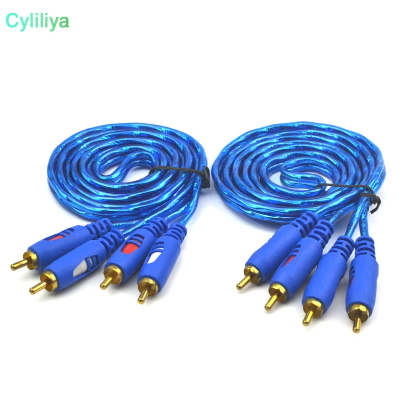 AV Cable 2RCA to 2RCA Cable Gold Plated 3.5 Jack Audio RCA Cables Headphone AUXJack Splitter for Computer Speaker 300pcs
AV Cable 2RCA to 2RCA Cable Gold Plated 3.5 Jack Audio RCA Cables Headphone AUXJack Splitter for Computer Speaker 300pcs