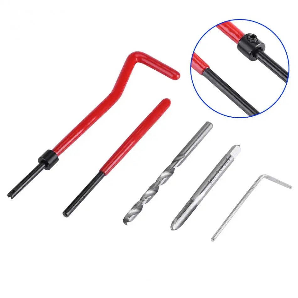 Factory Price 30 Piece M5/M6/M8 Thread Repair Insert Kit Compatible Hand Tool Set for Auto Repairing Auto Repair tool
Factory Price 30 Piece M5/M6/M8 Thread Repair Insert Kit Compatible Hand Tool Set for Auto Repairing Auto Repair tool