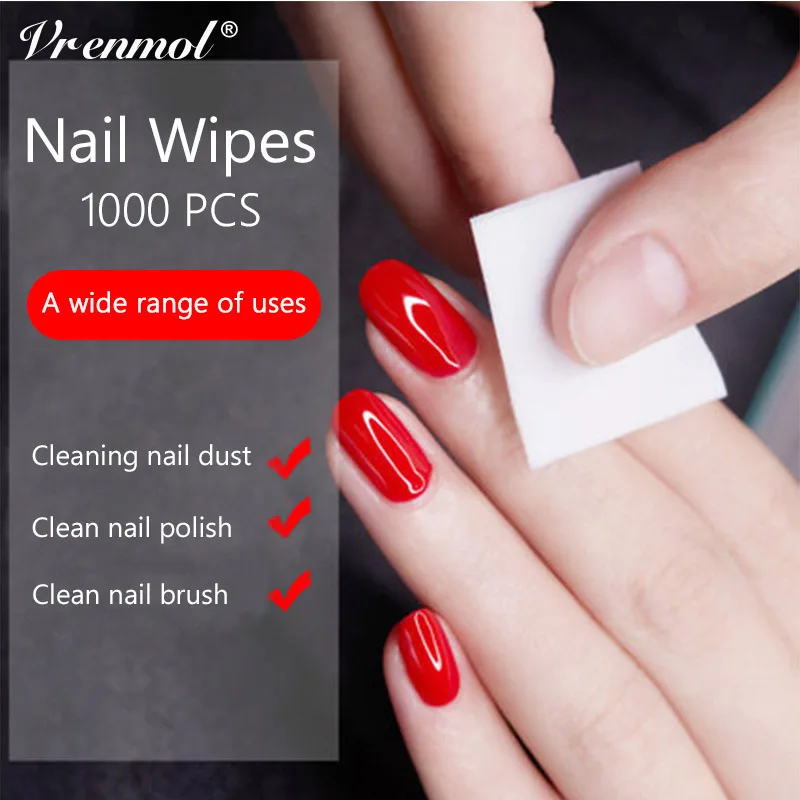 Vrenmol Hot Sale 1000PCS Nail Polish Lint-Free Nail Wipes Napkins Nail Art Pure Cotton Nails Pads Paper Tool
Vrenmol Hot Sale 1000PCS Nail Polish Lint-Free Nail Wipes Napkins Nail Art Pure Cotton Nails Pads Paper Tool