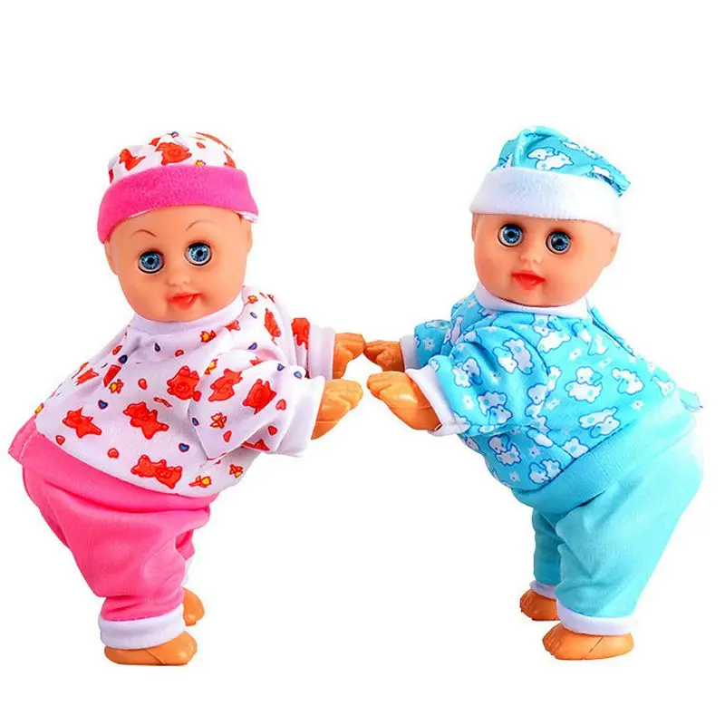 Funny Electric Intelligent Doll Laughing Crying Singing Crawling Doll Toy Girl Toy Gift
Funny Electric Intelligent Doll Laughing Crying Singing Crawling Doll Toy Girl Toy Gift