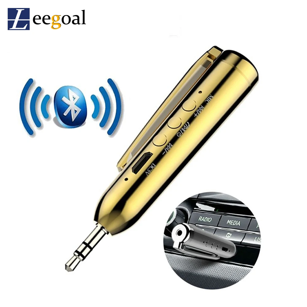Bluetooth Pens Car Receiver AUX Speaker Audio Companion Stereo Wireless Hands free Receive Call | Электроника