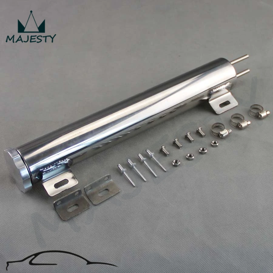 2" x 13" Polished Stainless steel 18 OZ Radiator Overflow Tank Bottle Catch Can
2" x 13" Polished Stainless steel 18 OZ Radiator Overflow Tank Bottle Catch Can