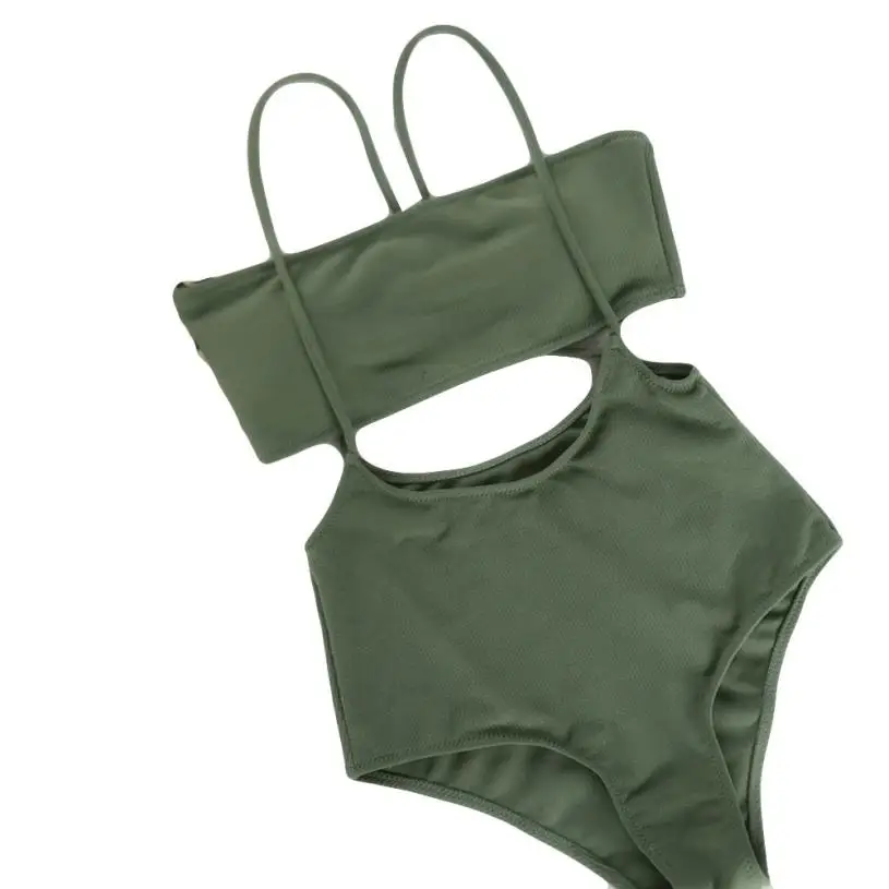 Thong with Shoulder Strap Lady Swimwear Solid Color Bandage Strapless Bra Swimwear Rompers Design Beach Wear Summer Bathing Suit
Thong with Shoulder Strap Lady Swimwear Solid Color Bandage Strapless Bra Swimwear Rompers Design Beach Wear Summer Bathing Suit