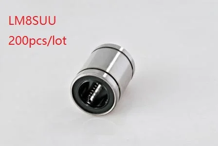 200 шт./лот LM8SUU линейная шариковая втулка, линейные подшипники движения для ЧПУ, детали для 3D-принтера, 8x15x17 мм
200 шт./лот LM8SUU линейная шариковая втулка, линейные подшипники движения для ЧПУ, детали для 3D-принтера, 8x15x17 мм