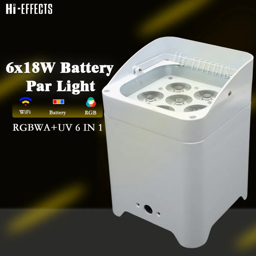 6*18w RGBWA UV 6IN1 LED Battery Par Light Wireless DMX with iOS&Andorid Phone App Remote Control For Party Wedding decoration
6*18w RGBWA UV 6IN1 LED Battery Par Light Wireless DMX with iOS&Andorid Phone App Remote Control For Party Wedding decoration