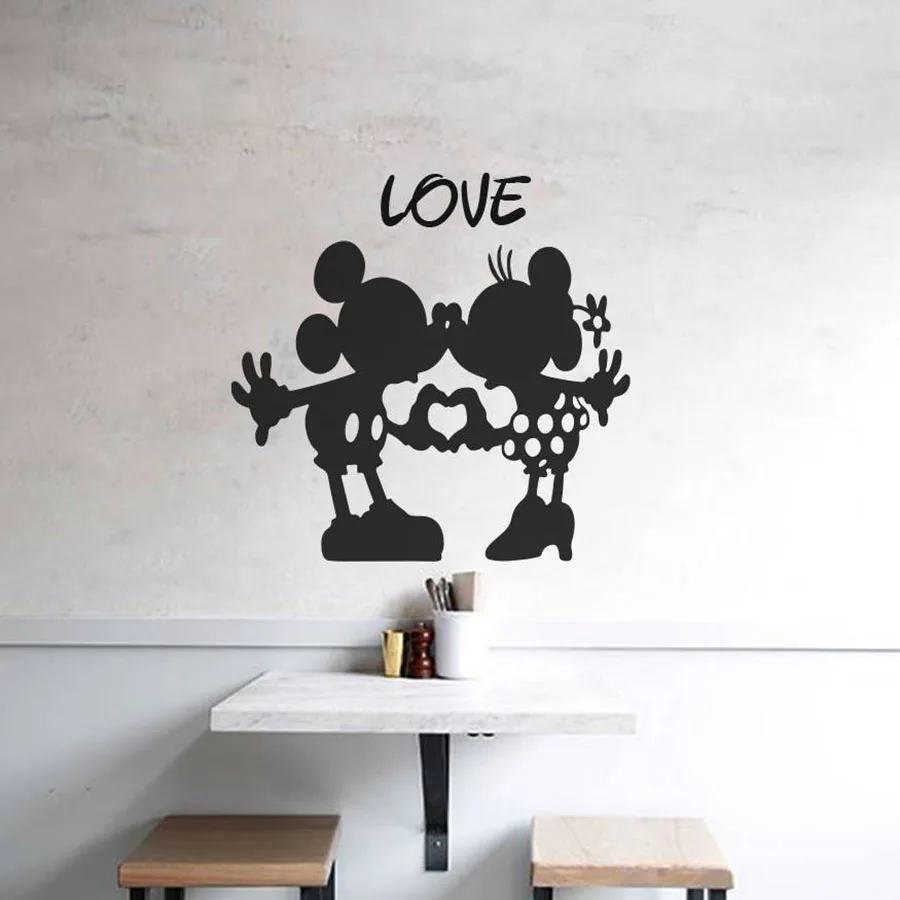 Cartoon Mickey Mouse Wall Decal Nursery Minnie Vinyl Decals Love Wall Sticker Bedroom Living Room Kids Room Home Decoration G543
Cartoon Mickey Mouse Wall Decal Nursery Minnie Vinyl Decals Love Wall Sticker Bedroom Living Room Kids Room Home Decoration G543