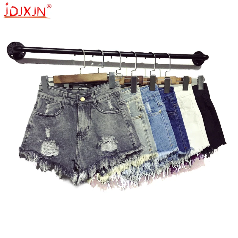 2018 New Womans Shorts Denim Summer Short Feminino Plus Size High Waist Denim Casual Jeans Hole Denim Shorts L76
2018 New Womans Shorts Denim Summer Short Feminino Plus Size High Waist Denim Casual Jeans Hole Denim Shorts L76