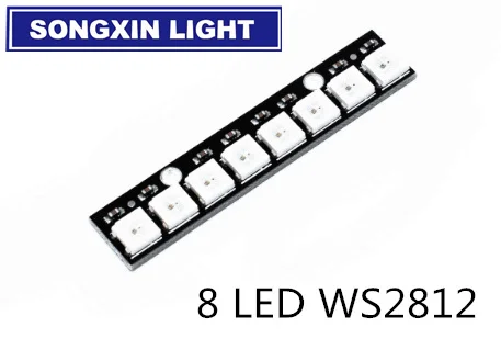 1PCS 8 channel WS2812 5050 RGB LED lights built-in full color-driven development board 2812 Ws2812b built-in full-color driver
1PCS 8 channel WS2812 5050 RGB LED lights built-in full color-driven development board 2812 Ws2812b built-in full-color driver