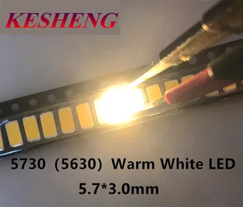 SMD 5730 LED 50-55 LM Lamp 0.5w light-emitting Diode Chip Warm white for LED CCT:2800-3000K Still 3V 3000PCS
SMD 5730 LED 50-55 LM Lamp 0.5w light-emitting Diode Chip Warm white for LED CCT:2800-3000K Still 3V 3000PCS