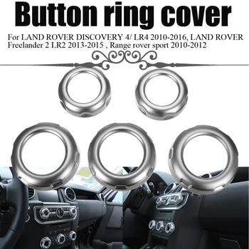 5Pcs Car Dashboard Console Switch Button Ring Cover Trim Auto Styling Chrome for Land Rover Discovery 4 Range Rover Sport
5Pcs Car Dashboard Console Switch Button Ring Cover Trim Auto Styling Chrome for Land Rover Discovery 4 Range Rover Sport