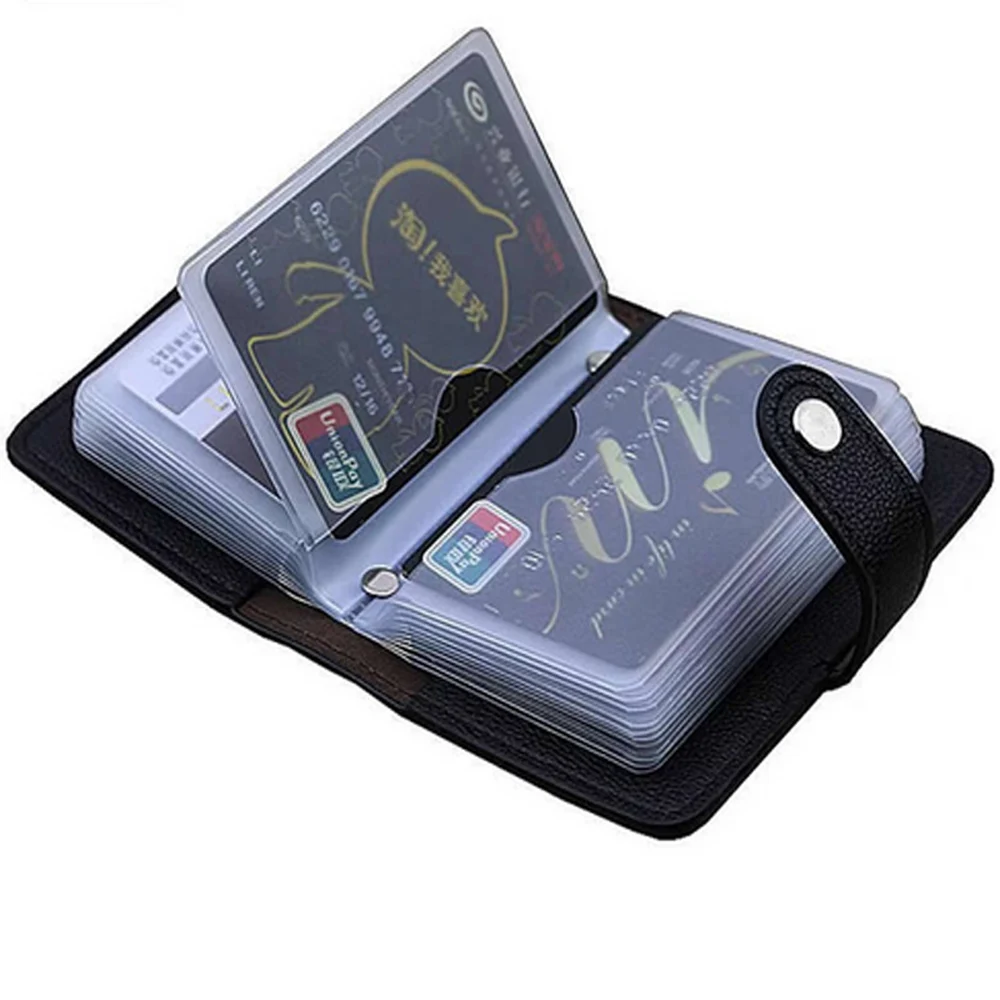 High quality PU Leather 24 page slots ID Business Credit Passport card holder case Bag Wallet
High quality PU Leather 24 page slots ID Business Credit Passport card holder case Bag Wallet