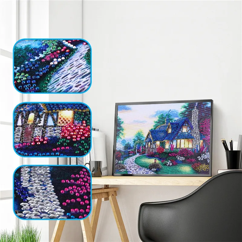5D DIY Diamond Painting partial special shaped Landscape Rhinestones Pictures Diamond Embroidery Cross Stitch Crystal House
5D DIY Diamond Painting partial special shaped Landscape Rhinestones Pictures Diamond Embroidery Cross Stitch Crystal House