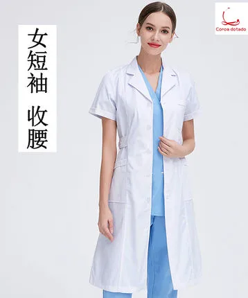White gown long sleeve doctor suit female physician nurse winter short sleeve slim experimental pharmacy work clothes
White gown long sleeve doctor suit female physician nurse winter short sleeve slim experimental pharmacy work clothes
