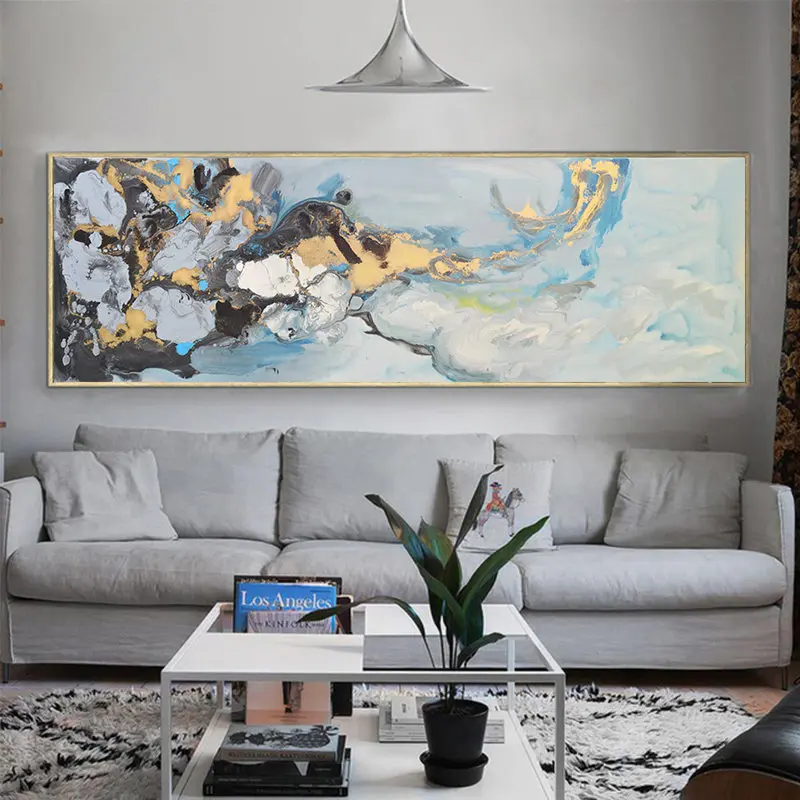 210x70cm One Panel Decorative Wall Pictures Abstract Watercolor Canvas Painting Modern Home&Living room Decor Posters Prints
210x70cm One Panel Decorative Wall Pictures Abstract Watercolor Canvas Painting Modern Home&Living room Decor Posters Prints