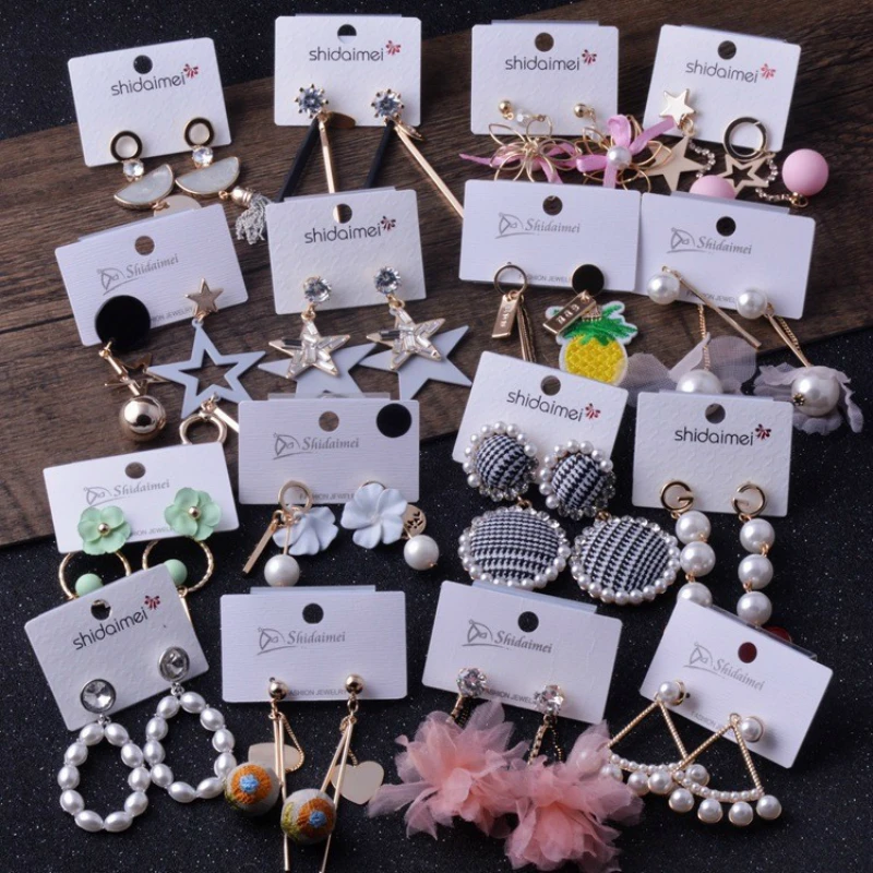 Cute Flower Star Simulated Pearl Dangle Earrings Fashion Jewelry for Women Gift Korean Earrings Wholesale 20 Pairs Mixed Style
Cute Flower Star Simulated Pearl Dangle Earrings Fashion Jewelry for Women Gift Korean Earrings Wholesale 20 Pairs Mixed Style