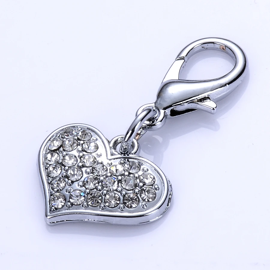 Crystal Dog Jewelry Pet Tag Heart Shaped Charm For Collar Necklace Lobster Clasp Pendant Accessories Dog Grooming
Crystal Dog Jewelry Pet Tag Heart Shaped Charm For Collar Necklace Lobster Clasp Pendant Accessories Dog Grooming
