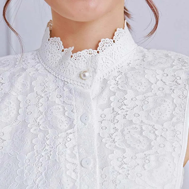 Black And White New Wild Beautiful Decorative Pearl Buckle Hollow Lace Fake Collar Double Fabric women's Clothing Accessories
Black And White New Wild Beautiful Decorative Pearl Buckle Hollow Lace Fake Collar Double Fabric women's Clothing Accessories