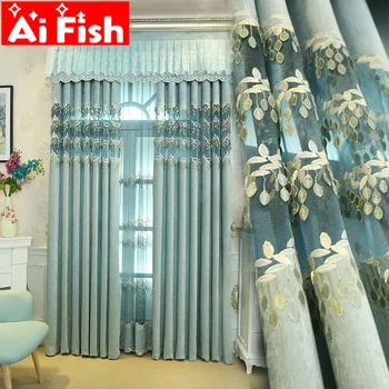 Luxury Chenille Curtains European Blackout Curtains Embroidery Fabric Bedroom Tulle Curtains Drapes for Living Room M005-40
Luxury Chenille Curtains European Blackout Curtains Embroidery Fabric Bedroom Tulle Curtains Drapes for Living Room M005-40