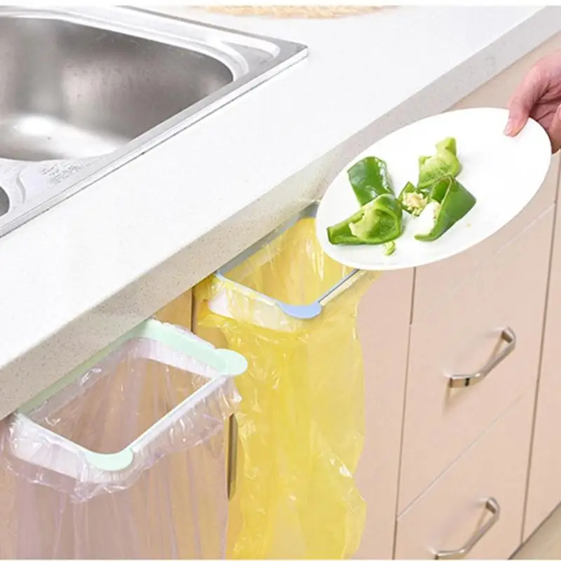 Kitchen Garbage Rubbish Bag Holder Plastic Cupboard Door Back Trash Rack Storage Cabinet Hanging Trash Rack Kitchen Orgnizer
Kitchen Garbage Rubbish Bag Holder Plastic Cupboard Door Back Trash Rack Storage Cabinet Hanging Trash Rack Kitchen Orgnizer