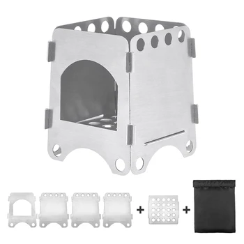Camping Wood Stove Ultralight Folding Pocket Stove Outdoor Backpacking Cooking Wood Burning Stove Aluminum-Titanium alloy
Camping Wood Stove Ultralight Folding Pocket Stove Outdoor Backpacking Cooking Wood Burning Stove Aluminum-Titanium alloy