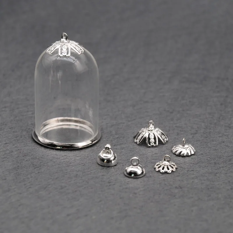 38mm tall Glass Dome glass cover & 25mm base & beads cap set DIY necklace glass vials pendant glass globe jewelry pendant
38mm tall Glass Dome glass cover & 25mm base & beads cap set DIY necklace glass vials pendant glass globe jewelry pendant
