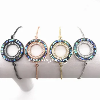 10pcs New Hot Micro Pave Cubic Zirconia Black Abalone Shell Round Loop Adjustable Link Bracelet Pulseras Joyeria Bisuseria
10pcs New Hot Micro Pave Cubic Zirconia Black Abalone Shell Round Loop Adjustable Link Bracelet Pulseras Joyeria Bisuseria