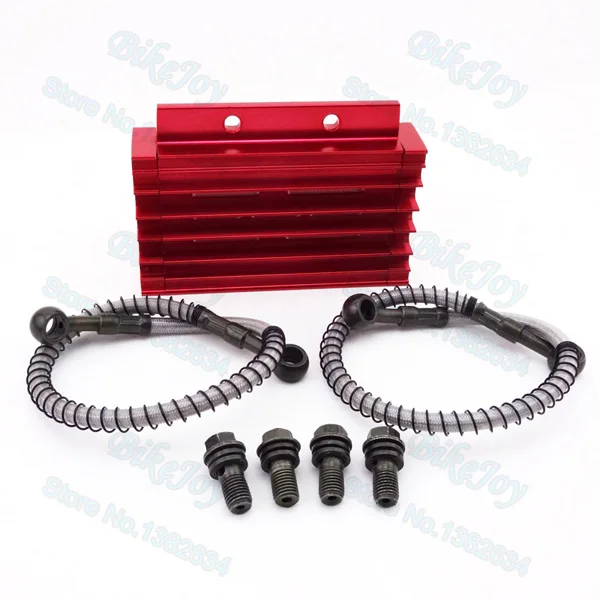 Pit Dirt Bike CNC Cooling Radiator Oil Cooler Kit Red For 125cc 140cc YX Lifan Zongshen Motorcycle Motocross
Pit Dirt Bike CNC Cooling Radiator Oil Cooler Kit Red For 125cc 140cc YX Lifan Zongshen Motorcycle Motocross