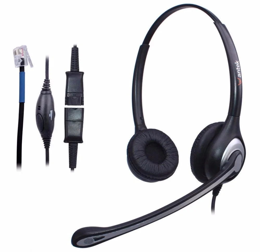 WantekCorded Telephone Noise Canceling Mic + Quick Disconnect for Call Center Telephone Systems with Cisco 7942 Office IP Phones
WantekCorded Telephone Noise Canceling Mic + Quick Disconnect for Call Center Telephone Systems with Cisco 7942 Office IP Phones