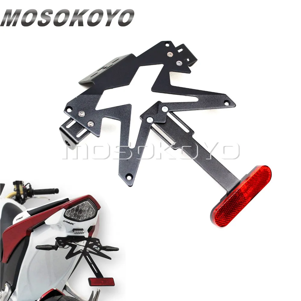 Задний номерной знак мотоцикла держатель Fender Eliminator Красный отражатель для Kawasaki