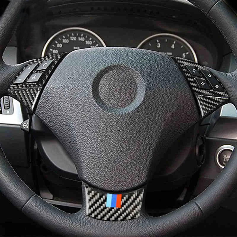 Car Steering wheel key frame For BMW 5 Series E60 2005-2010 Cover Styling Carbon Fiber Decoration interior mouldings Accessories
Car Steering wheel key frame For BMW 5 Series E60 2005-2010 Cover Styling Carbon Fiber Decoration interior mouldings Accessories