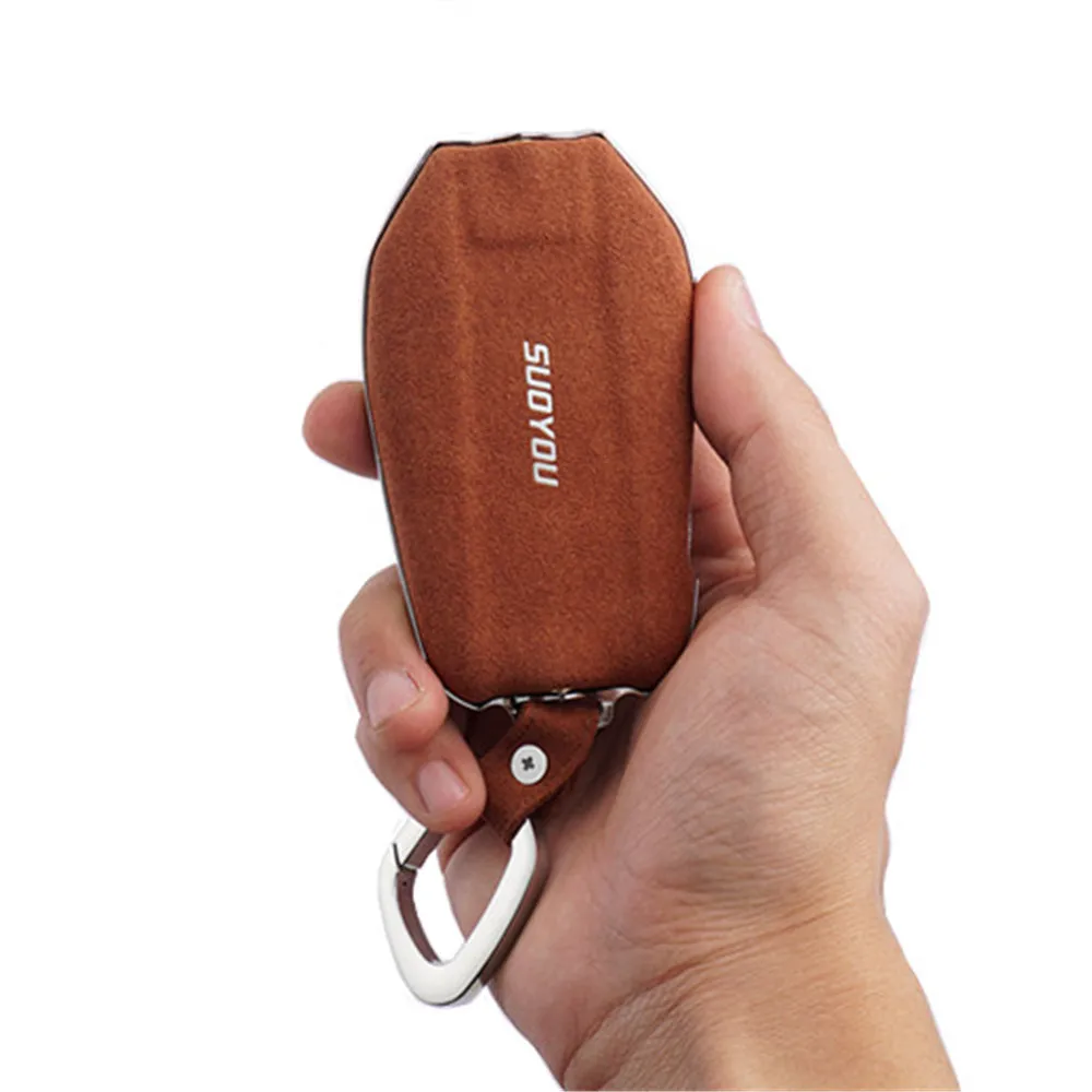 Genuine Leather Galvanized Alloy Car Key Case Coer for remote key Protective Key Bag for BMW 2016 2017 7 Series Display Key
Genuine Leather Galvanized Alloy Car Key Case Coer for remote key Protective Key Bag for BMW 2016 2017 7 Series Display Key