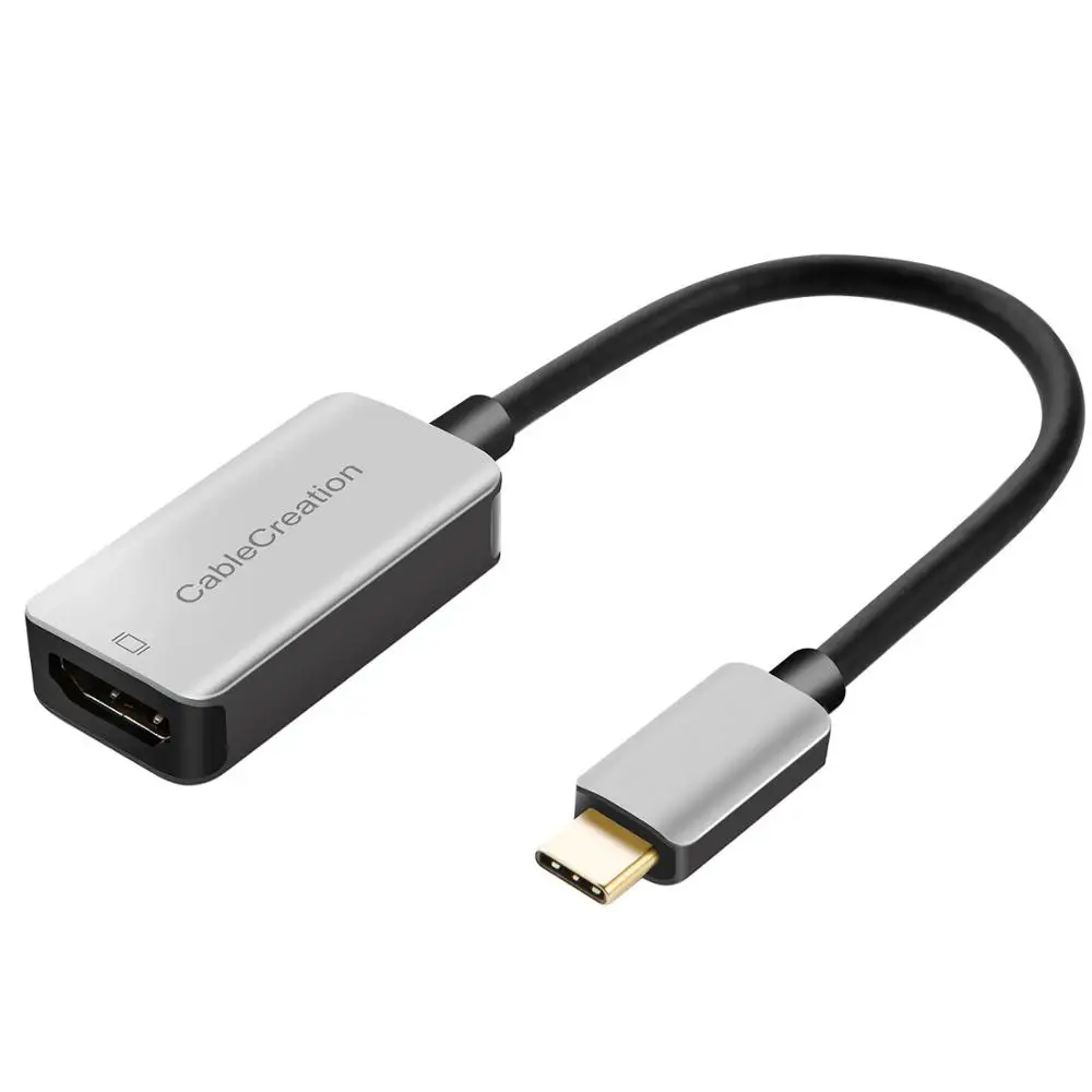 USB C to HDMI (4K@60Hz), CableCreation Type-C (Thunderbolt 3 Compatible) to HDMI Adapter, Compatible with MacBook Pro 2018/2017
USB C to HDMI (4K@60Hz), CableCreation Type-C (Thunderbolt 3 Compatible) to HDMI Adapter, Compatible with MacBook Pro 2018/2017