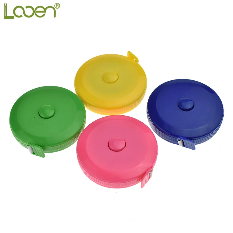 Looen 1pc Plastic Round Tape Measure Portable Travel Home Mini Tape Measure Ruler Sewing Tools Inch/Centimeter Send Random Color
Looen 1pc Plastic Round Tape Measure Portable Travel Home Mini Tape Measure Ruler Sewing Tools Inch/Centimeter Send Random Color