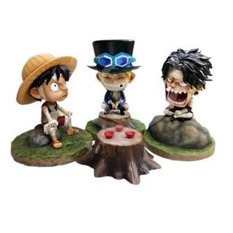 Anime One Piece Bandage Monkey D. Luffy Sabo Ace PVC Action Figure Collection Model Toy Doll Gifts
Anime One Piece Bandage Monkey D. Luffy Sabo Ace PVC Action Figure Collection Model Toy Doll Gifts