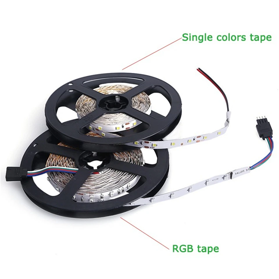 12v 3528 warm white cool white rgb led strip4