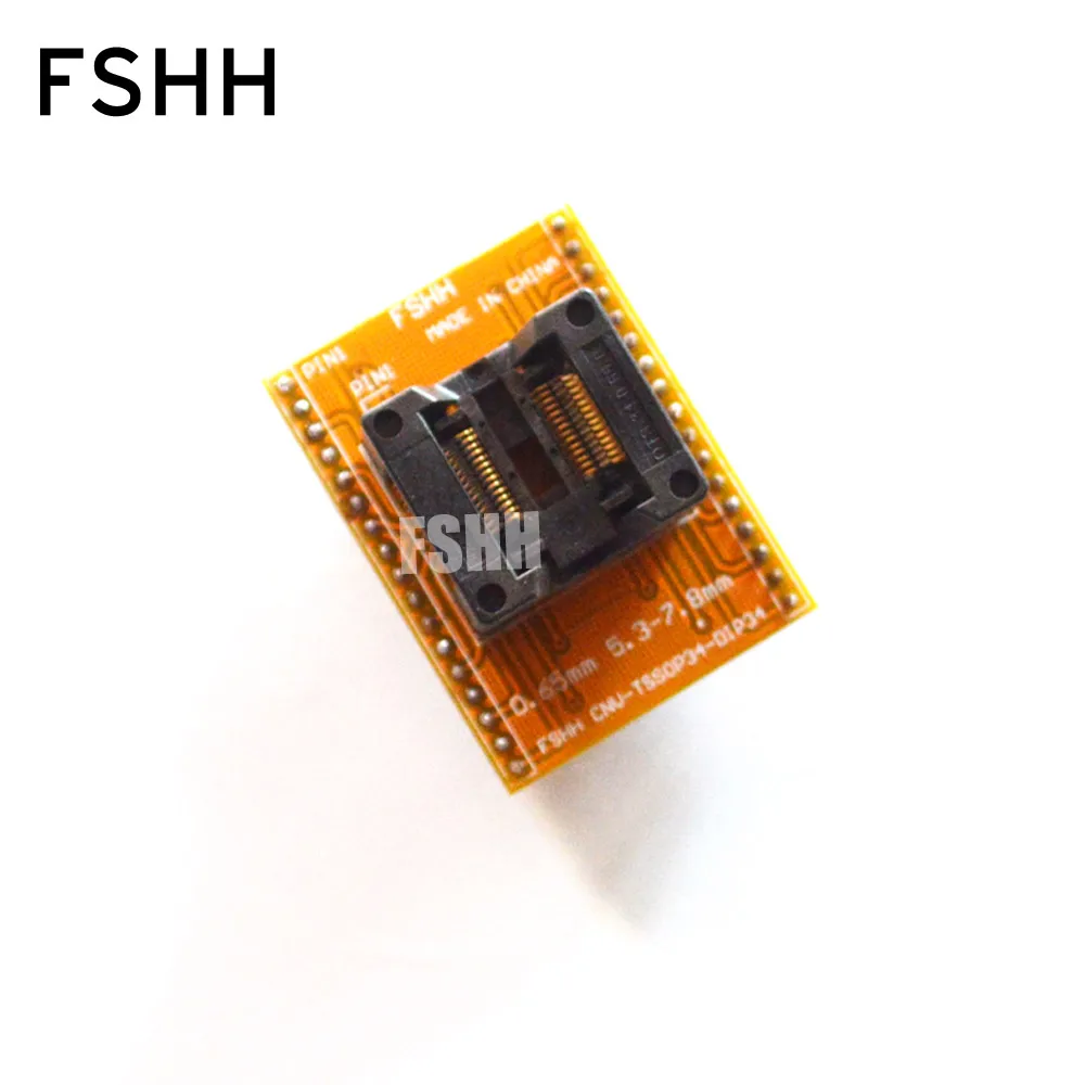 CNV-SSOP28-DIP adapter contains pin width 7.8mm TSSOP28 of dip28 pin spacing 0.65mm IC Socket Programmer adapter
CNV-SSOP28-DIP adapter contains pin width 7.8mm TSSOP28 of dip28 pin spacing 0.65mm IC Socket Programmer adapter
