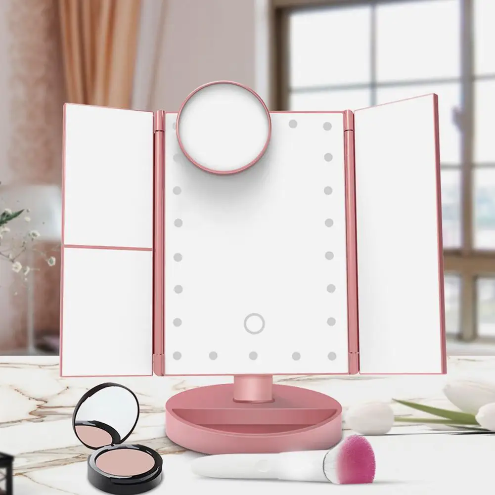Hot Sell Make Up Mirror 10X 22 LED Light Table Desktop Touch Screen Mirror 1X/2X/3X/10X Adjustable USB 4 Battery Mirror
Hot Sell Make Up Mirror 10X 22 LED Light Table Desktop Touch Screen Mirror 1X/2X/3X/10X Adjustable USB 4 Battery Mirror
