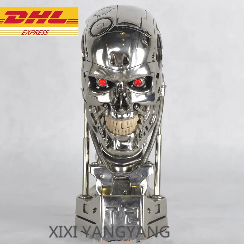 The Terminator Statue T800 1:1 LIFE SIZE Half-Length Portrait Bust Resin Action Figure Collectible Model Toy eye with LED Q486
The Terminator Statue T800 1:1 LIFE SIZE Half-Length Portrait Bust Resin Action Figure Collectible Model Toy eye with LED Q486