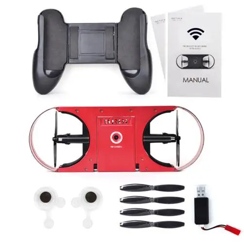 

Mini Selfie Drone TY6 Foldable Helicopter Pocket Altitude 2.4G 4CH RC Drone Wifi FPV 720P HD Camera RC Quadcopter 3D Flips Rolls