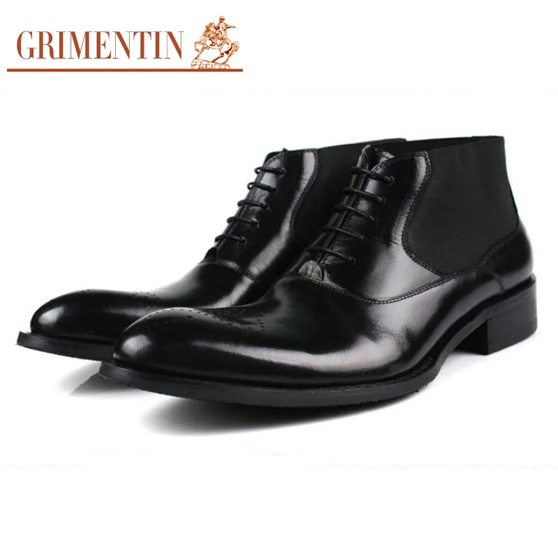 GRIMENTIN brand luxury retro mens ankle boots genuine leather comfortable toe cap carved men shoes
GRIMENTIN brand luxury retro mens ankle boots genuine leather comfortable toe cap carved men shoes